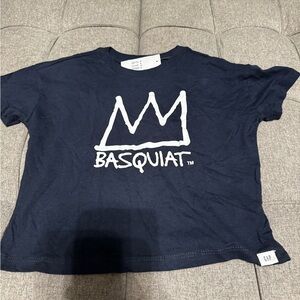 GAP Kids Navy Basquiat Crown Tee